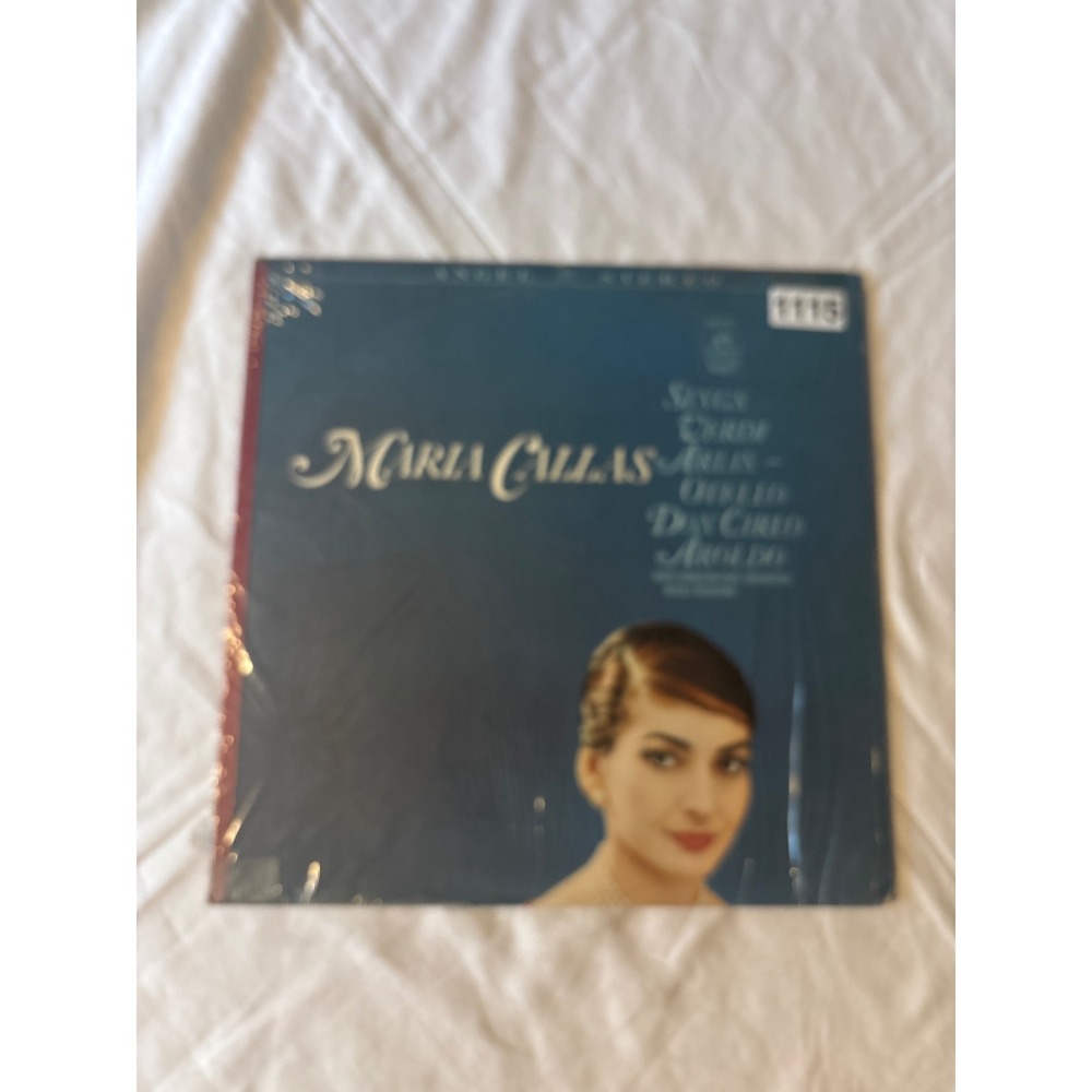Angel Maria Callas Sings Verdi Arias Vinyl LP 12" Black Good Classical Opera